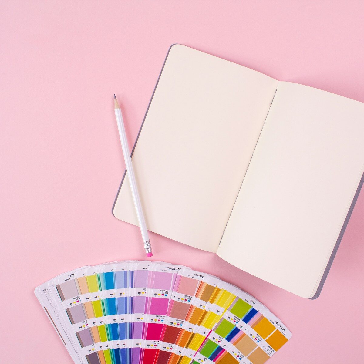 white notebook
